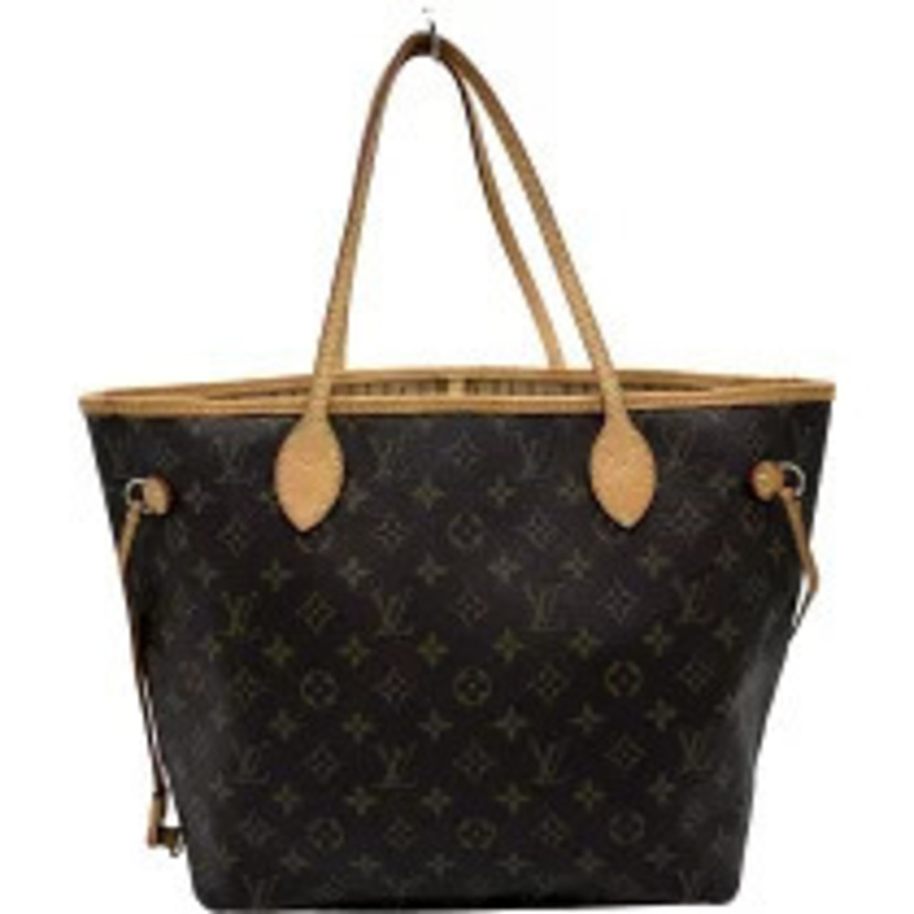 Louis Vuitton Neverfull Brown Monogram Canvas Tote Bag